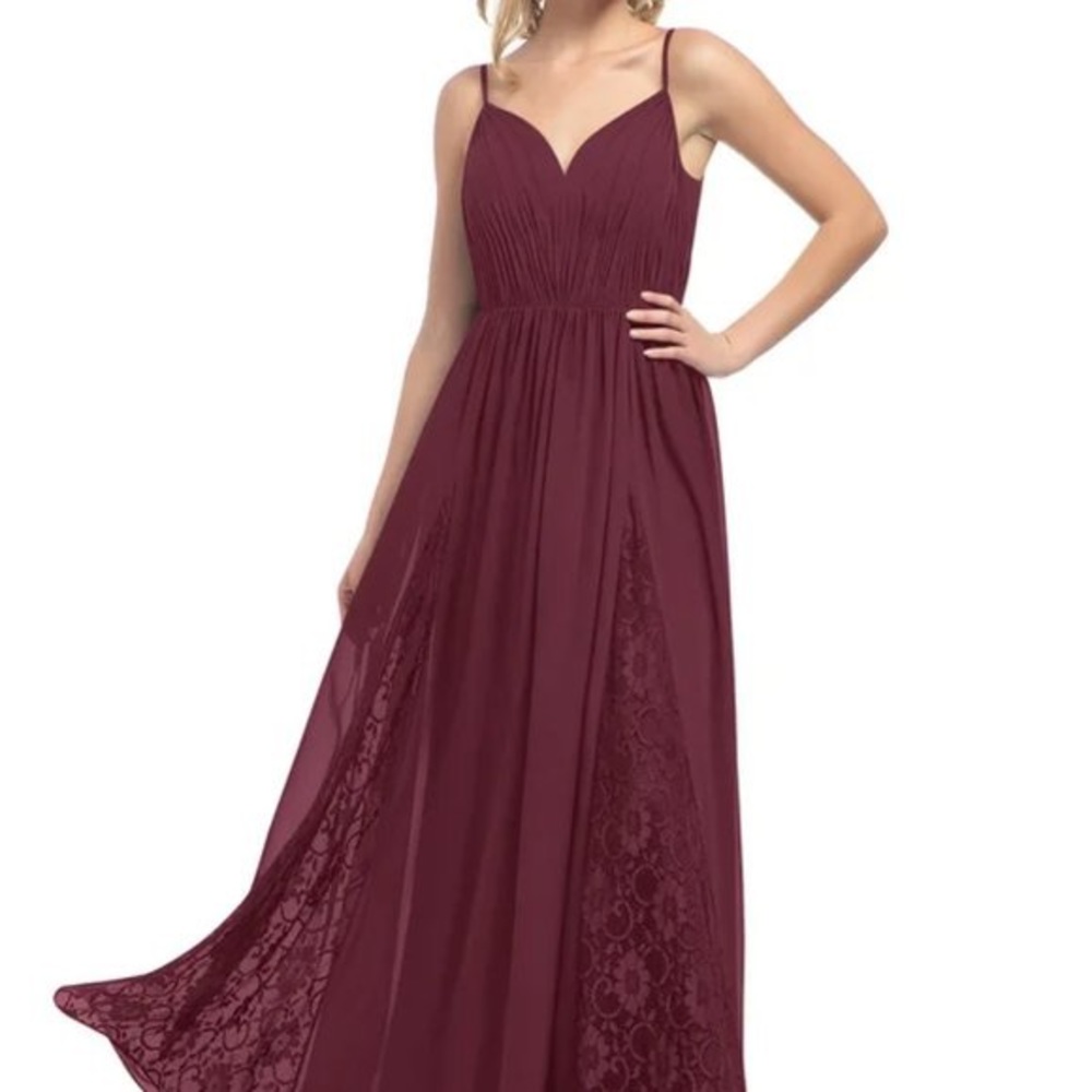 Azazie Daisy Cabernet Bridesmaid Dress- Brand New!